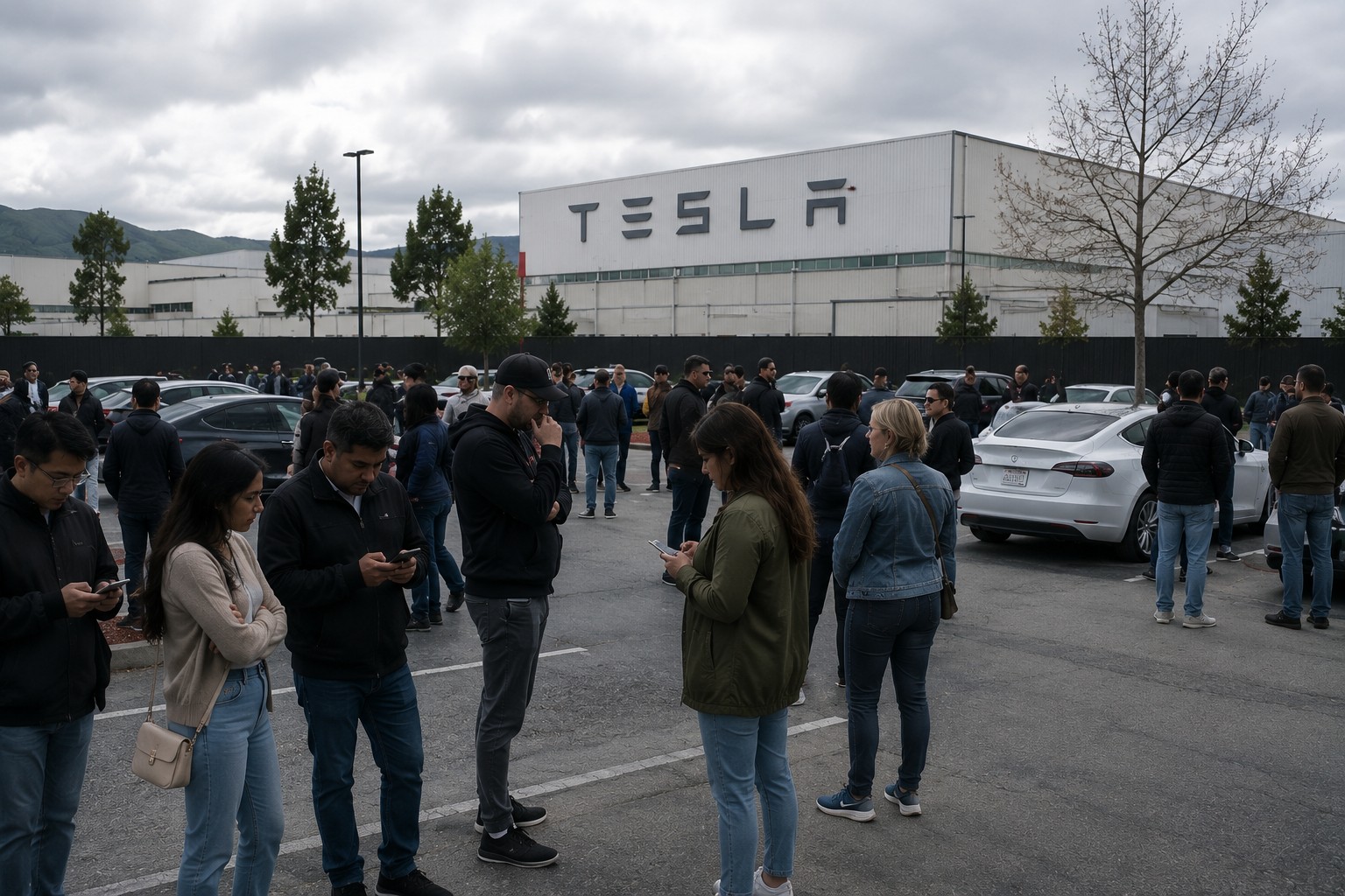 Buyers Left Stranded as Tesla Suddenly Cancels Fremont Delivery Event