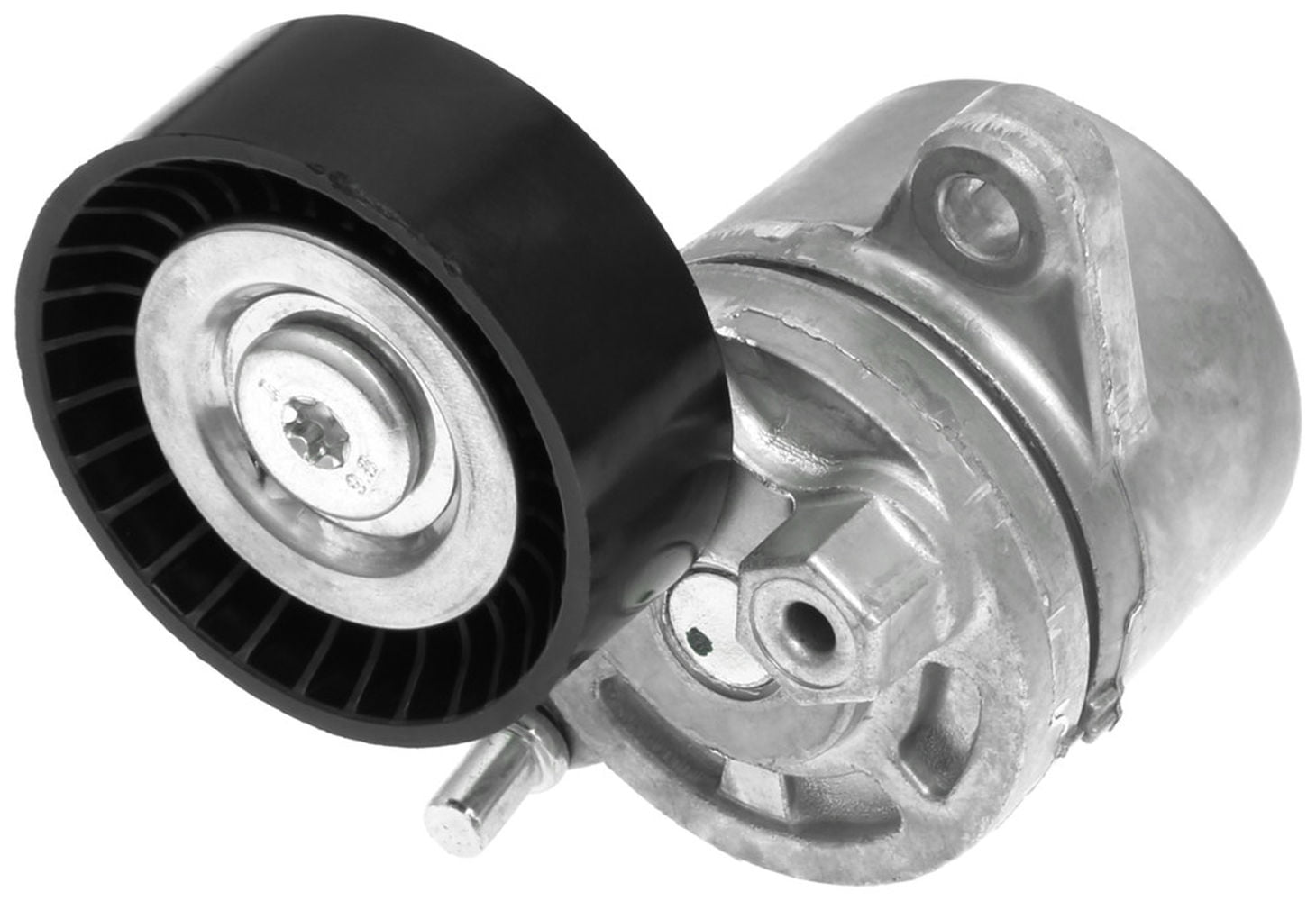 Car engine drive belt tensioner assembly