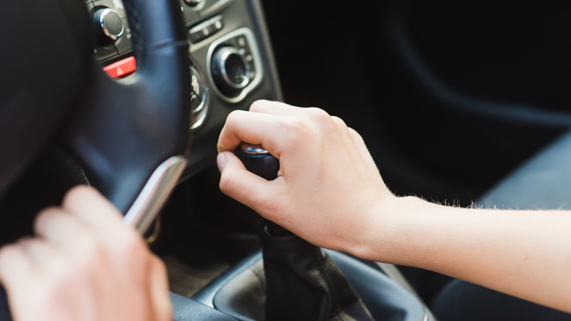 Car's gear stick