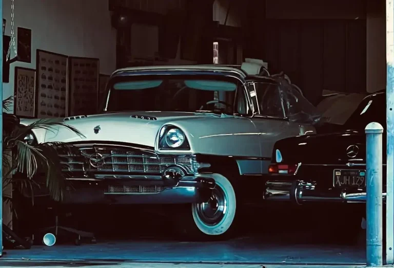 Classic Car in a garage