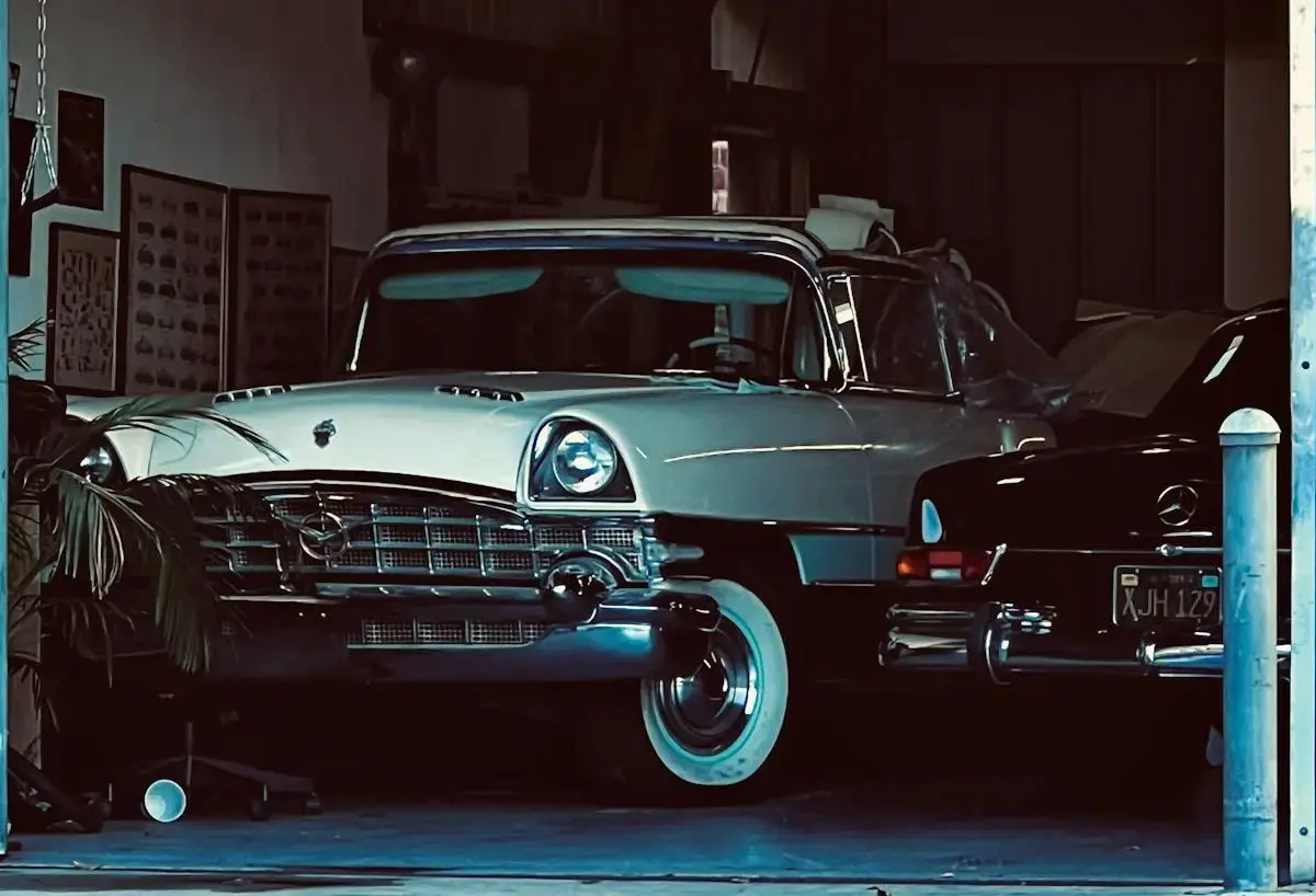 Classic Car in a garage
