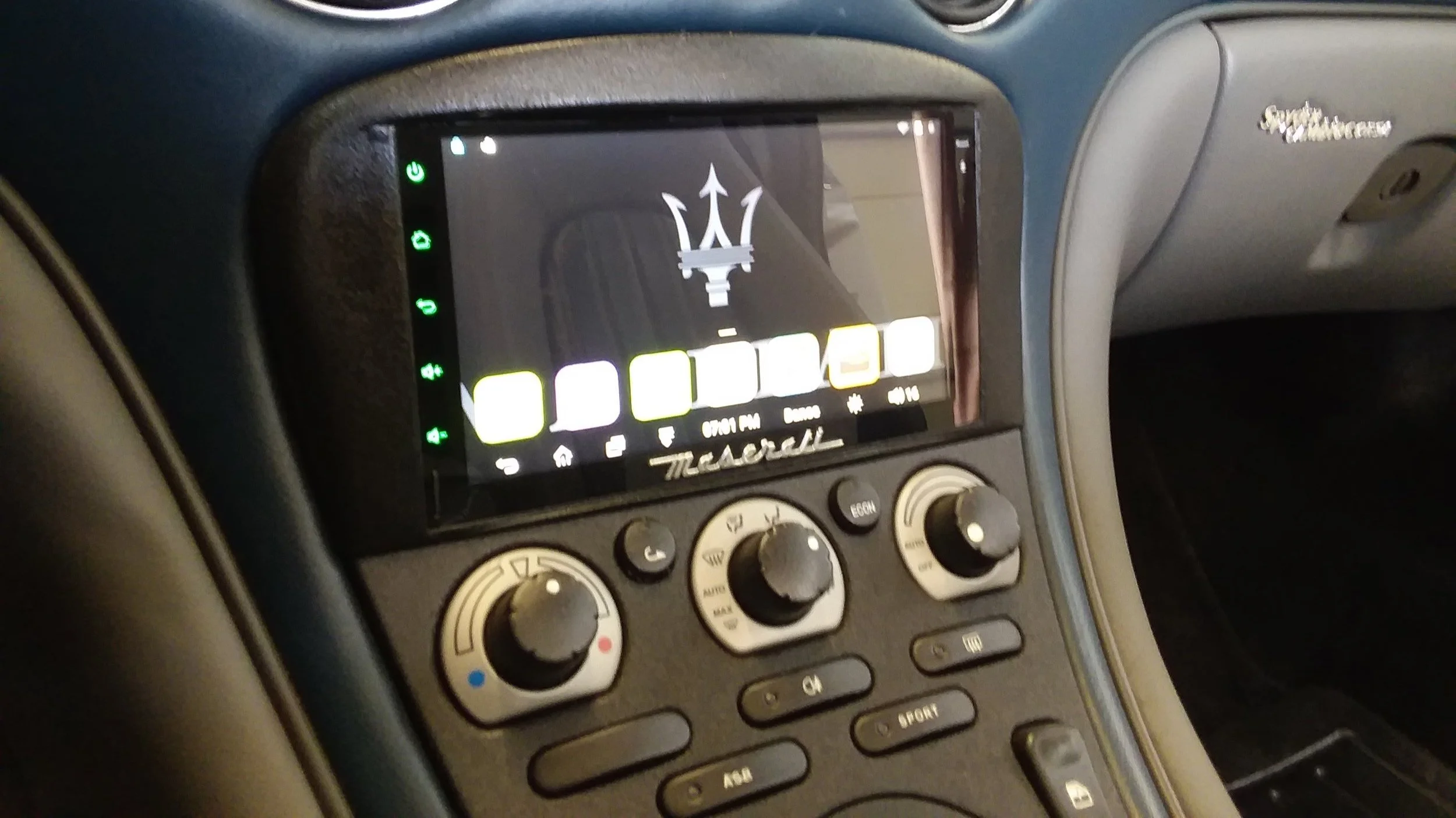 Dashboard of a vehicle