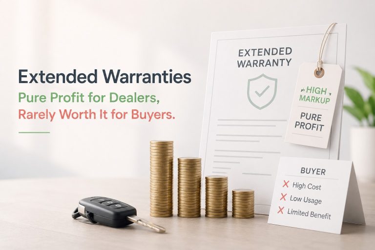 Extended Warranties Are Pure Profit for Dealers and Rarely Worth It for Buyers