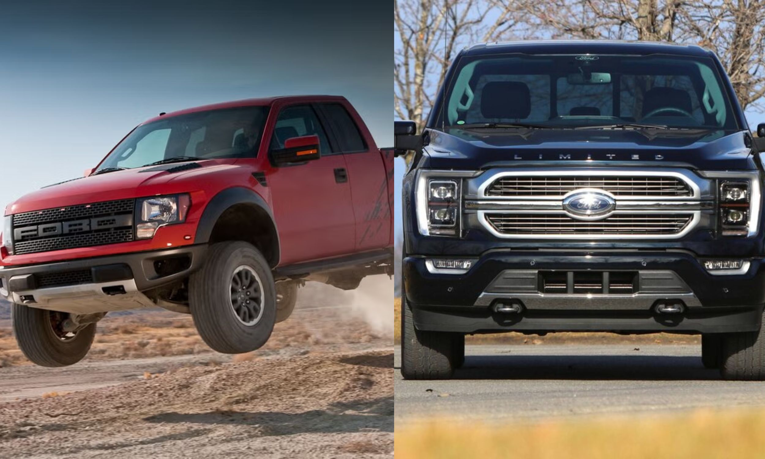 Ford F 150 Twelfth Generation SVT Raptor SuperCab 6.2L V8 and F 150 Platinum SuperCrew EcoBoost (2011 2014) Combination Generation
