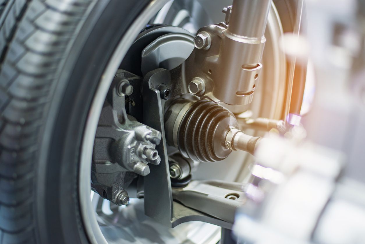 Front suspension and braking system