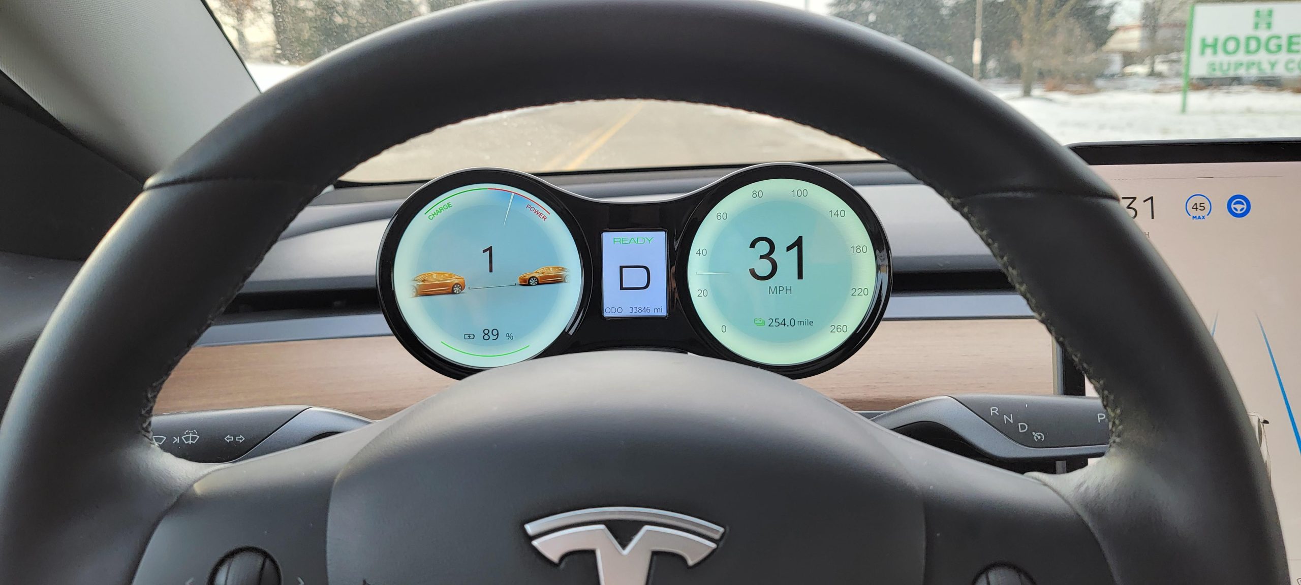 Gauge Cluster for Model 3
