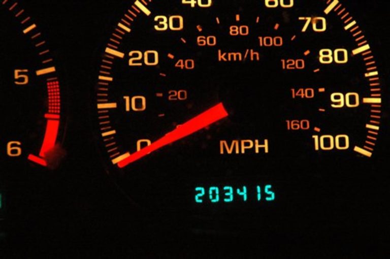 High mileage of 203,415 miles