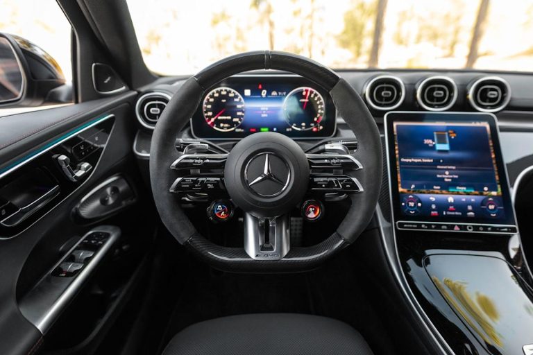 Mercedes AMG steering wheel