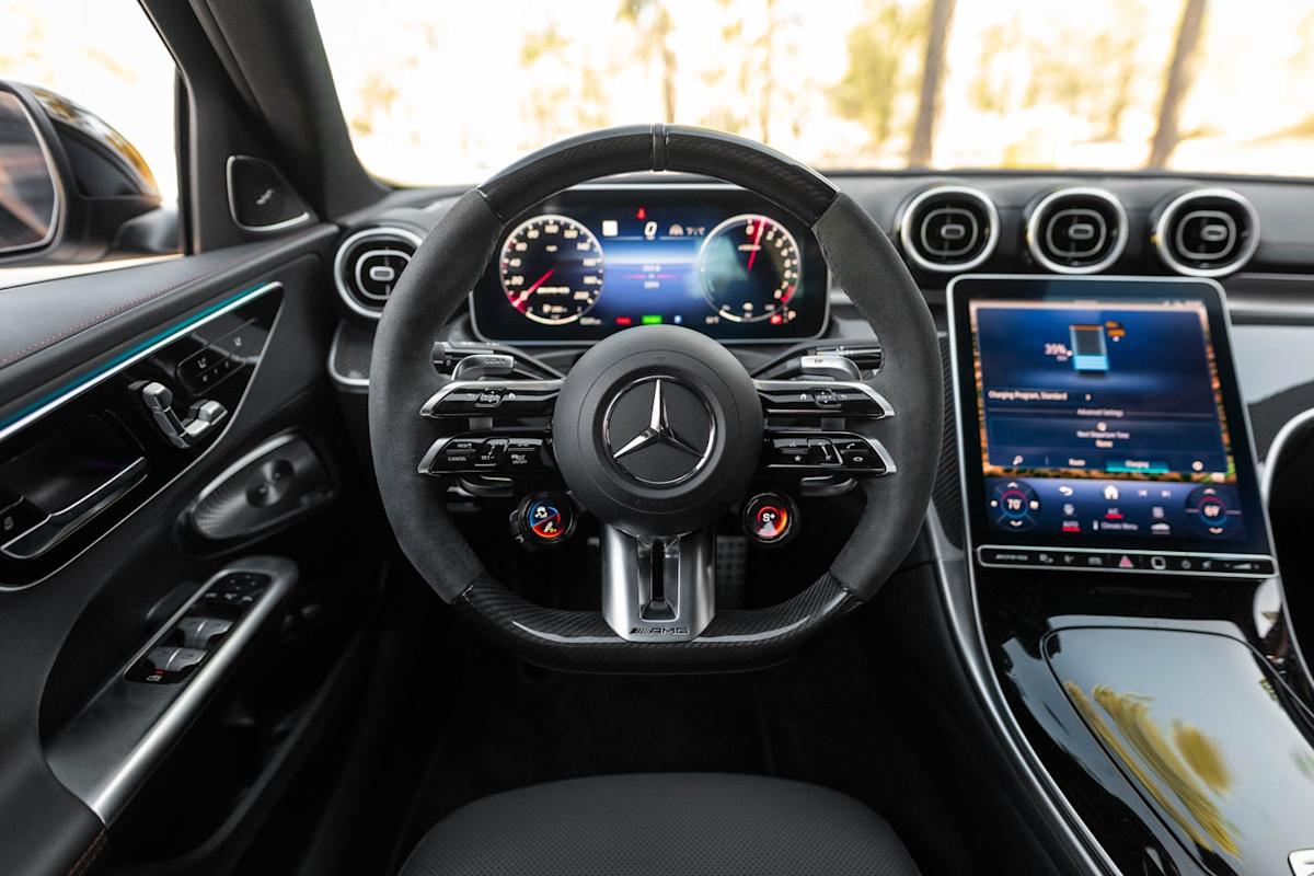 Mercedes AMG steering wheel