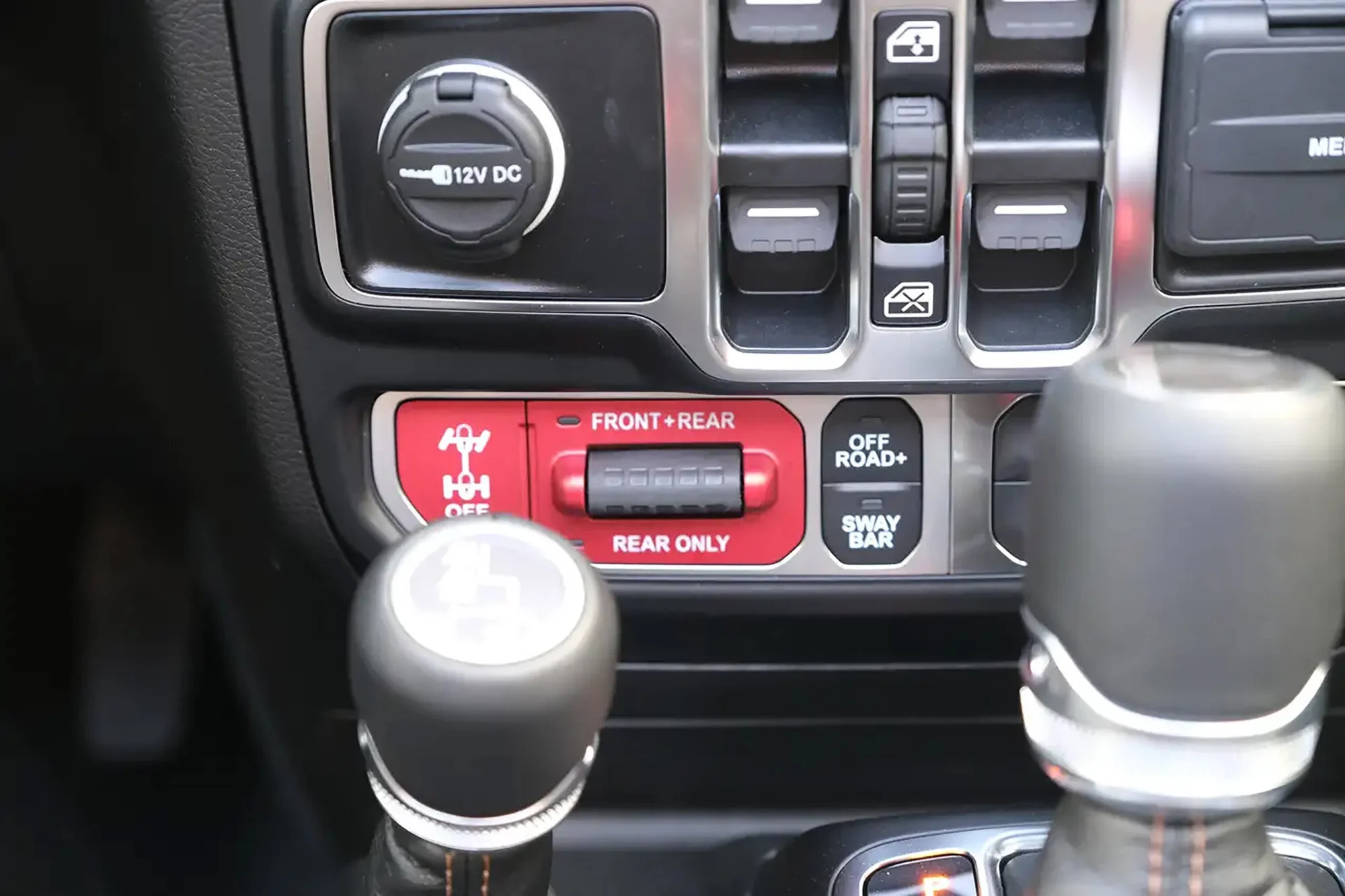 Off Road+ Mode Button
