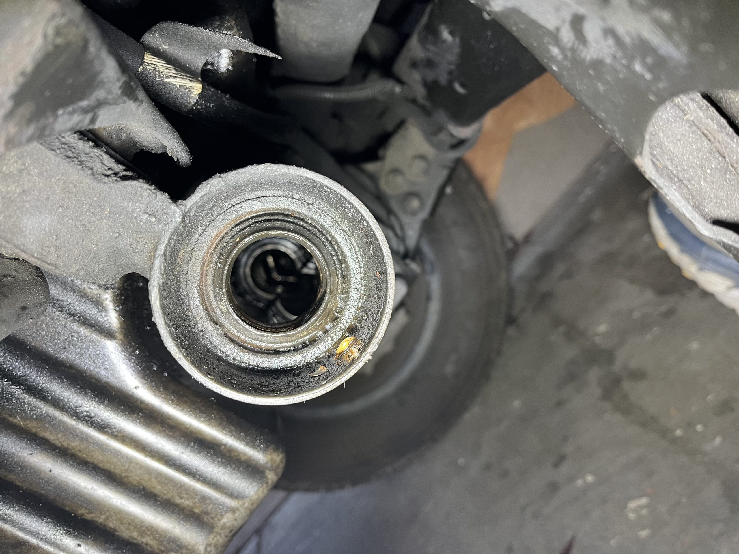 Open engine component