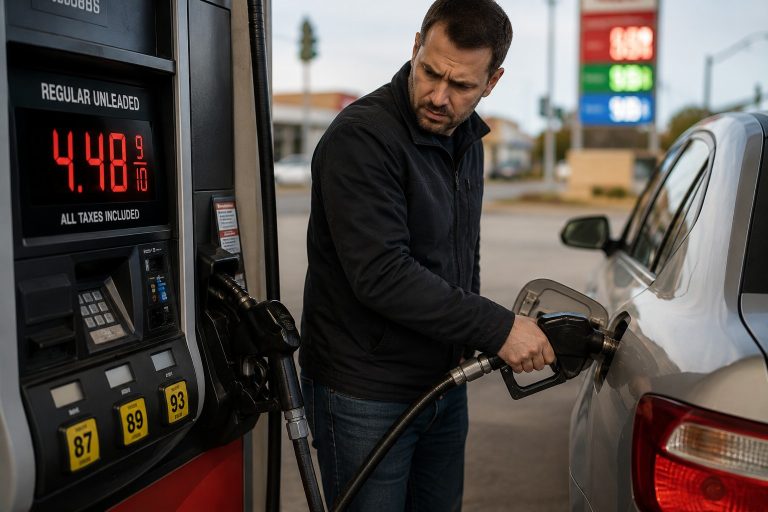Pain at the Pump Returns Gas Jumps 31 Cents in a Single Week to $4.48