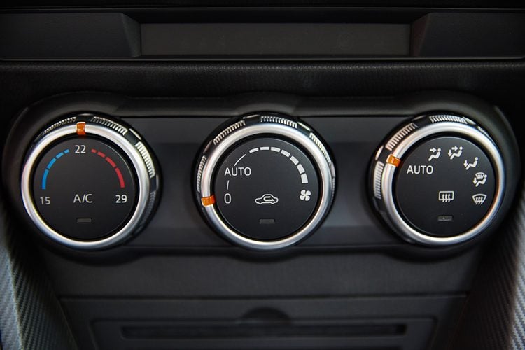 Physical Defroster Controls