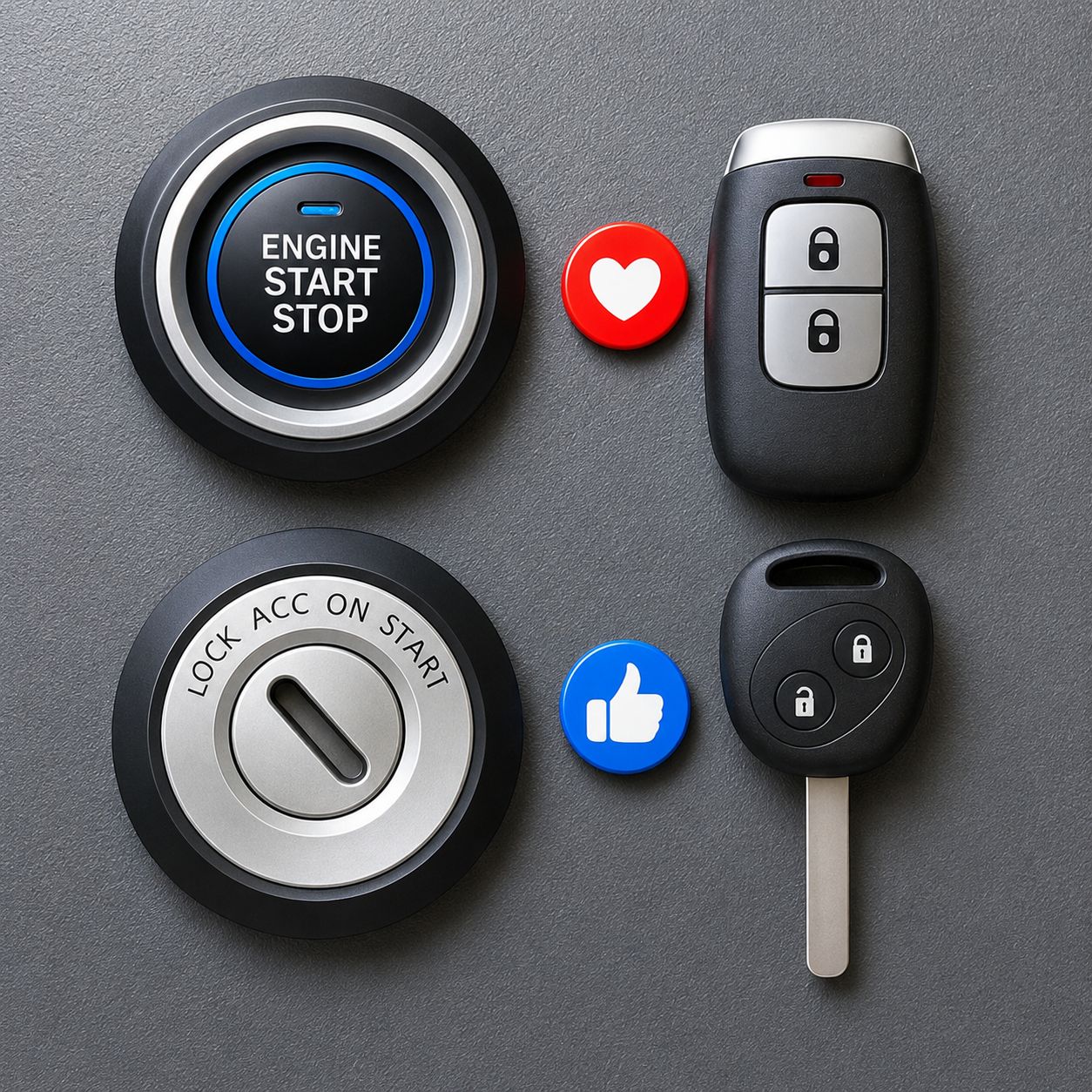 Push button start system