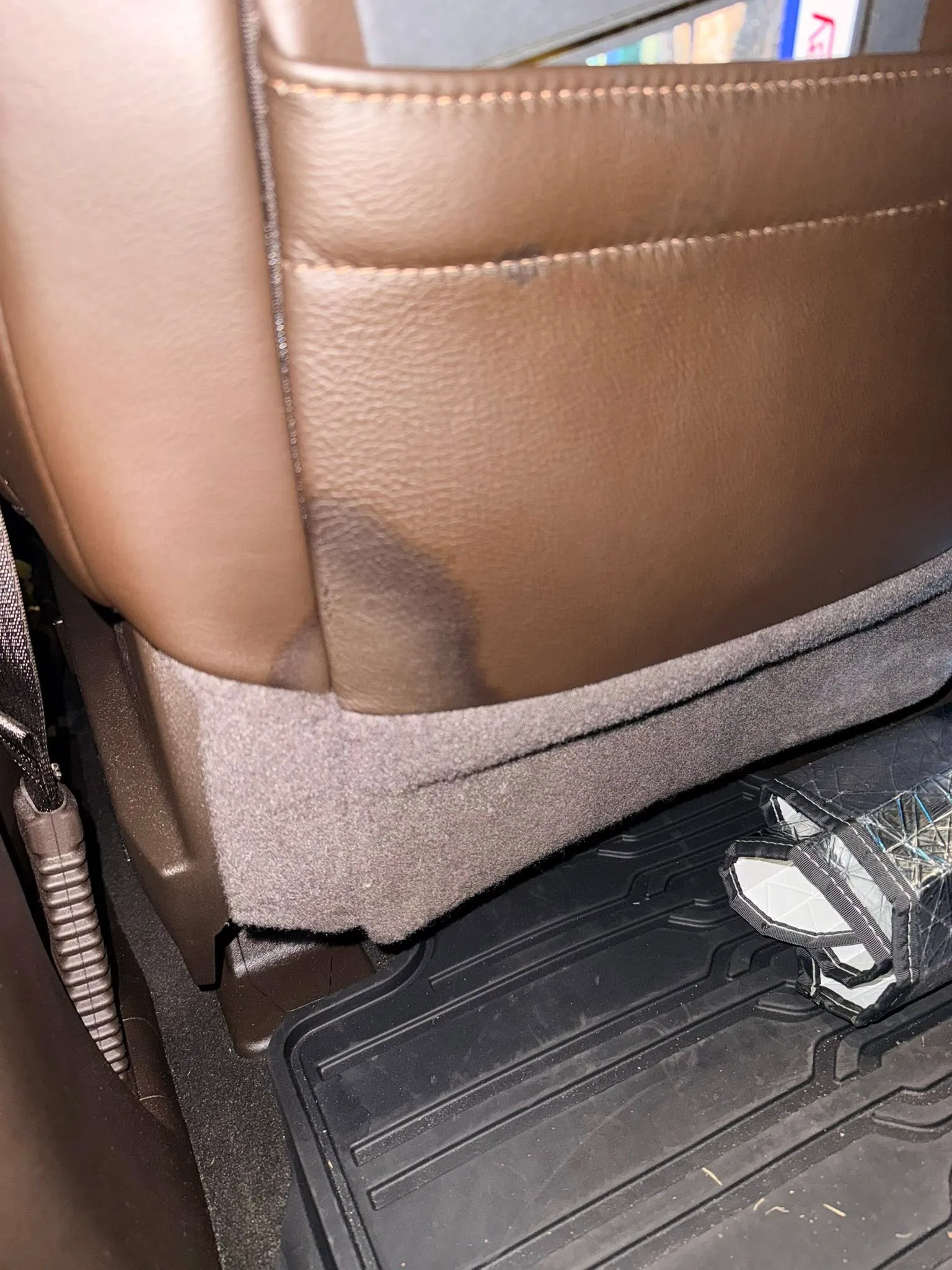 Stains Along Seat Edges