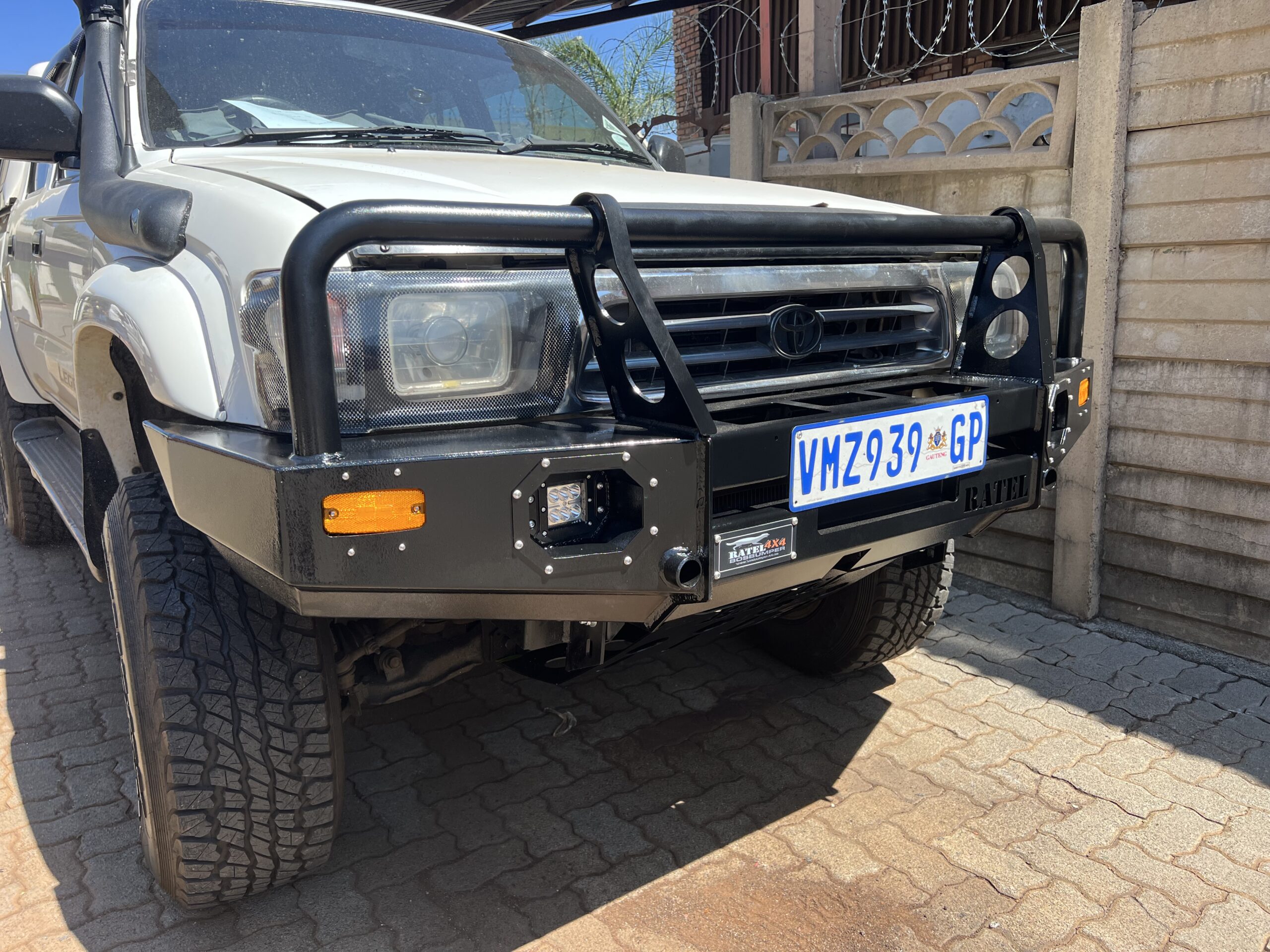Toyota Hilux KZTE Steel Front Bumper