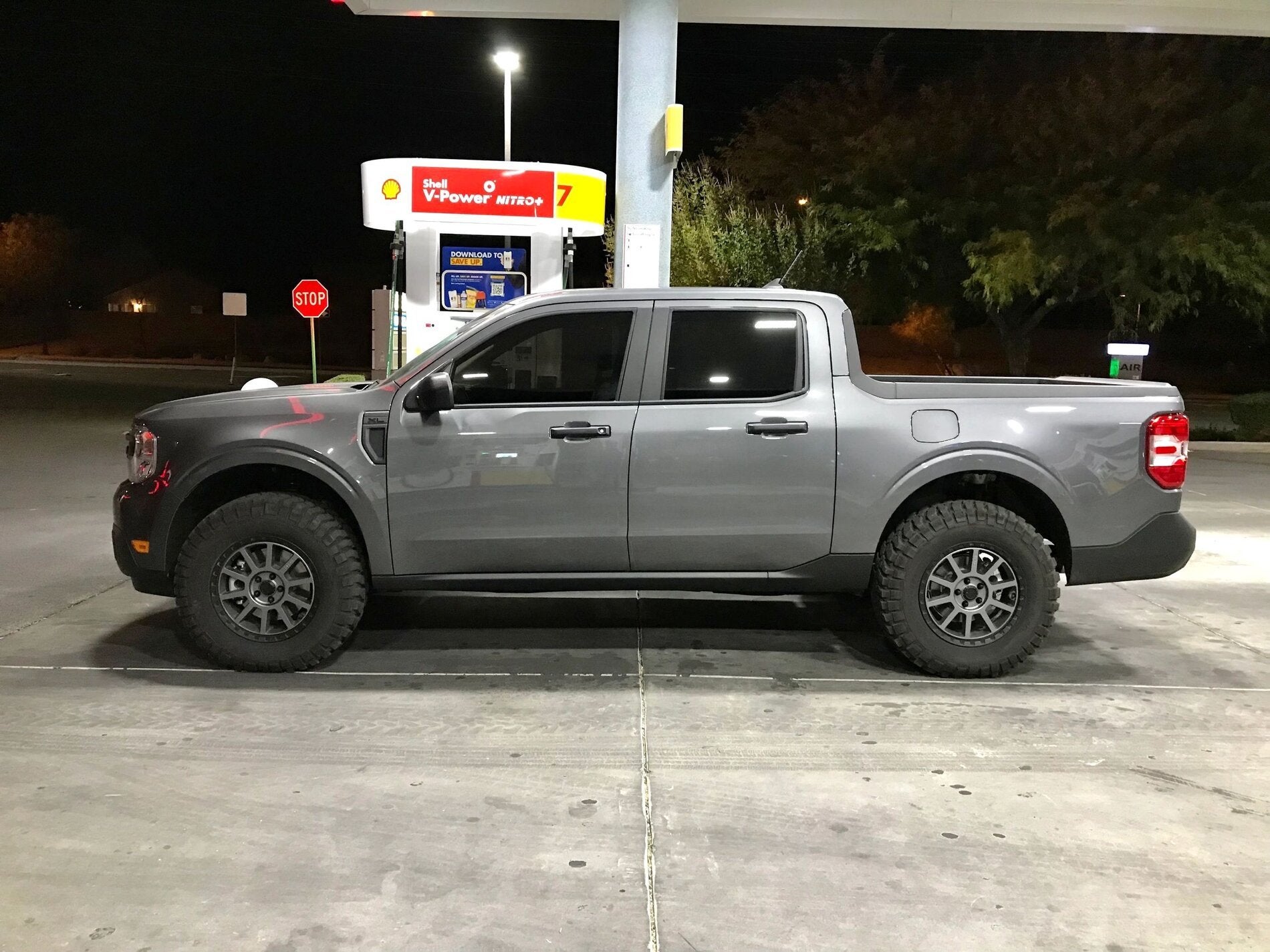 ford maverick gas station