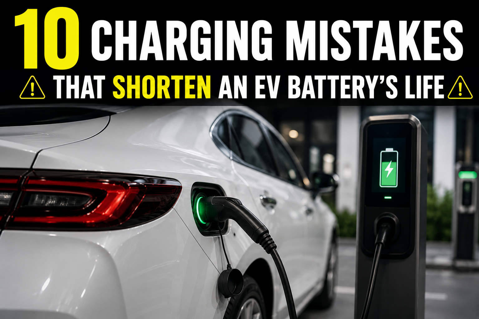 10 Charging Mistakes That Shorten An EV Battery's Life