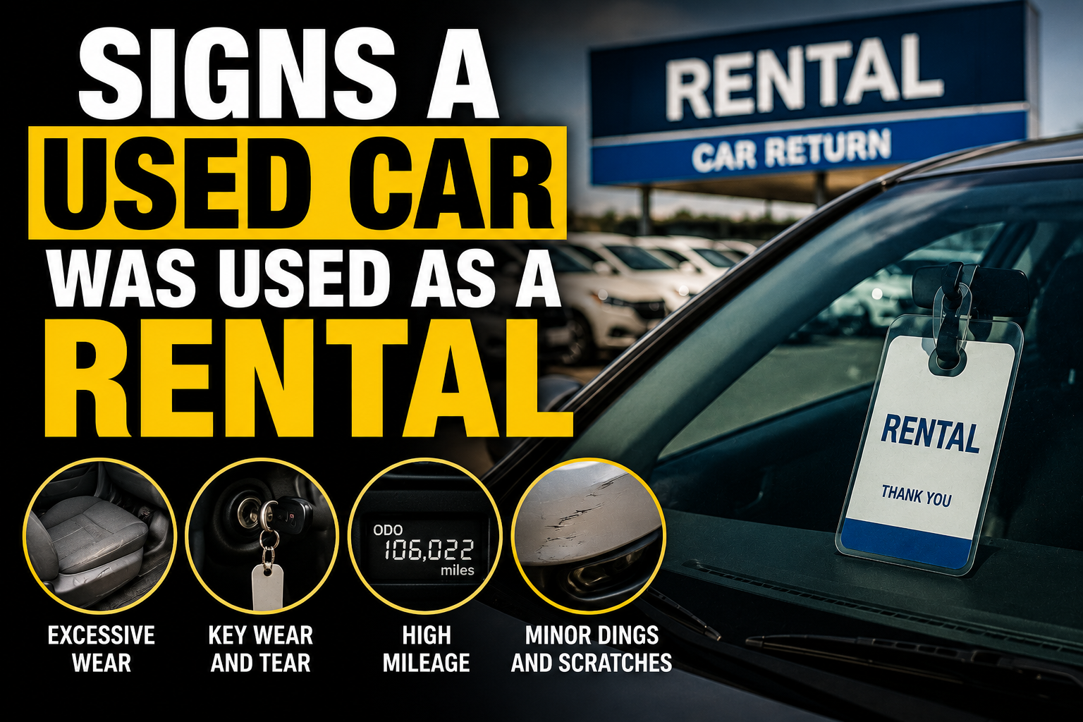 8 Signs A Used Car Was Used As A Rental