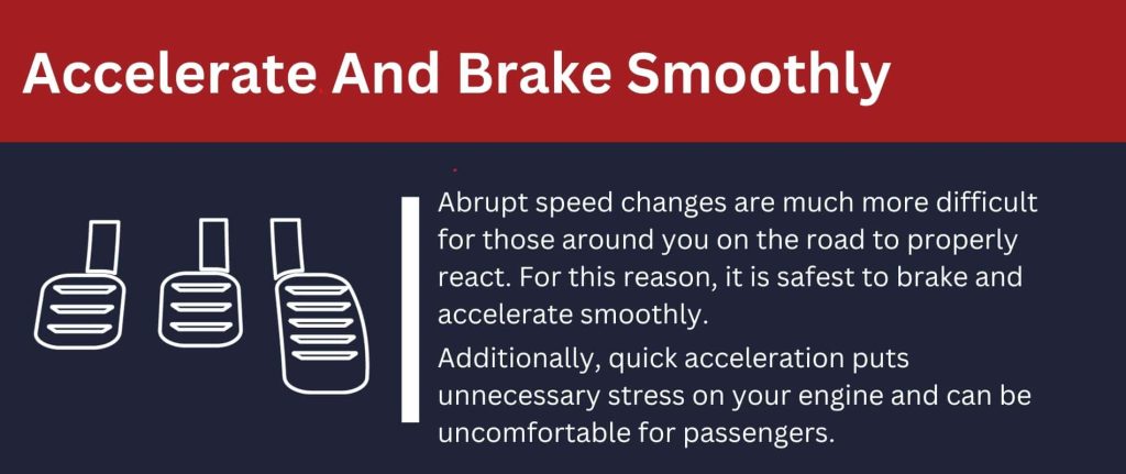 Accelerate Smoothly Instead of Flooring the Throttle