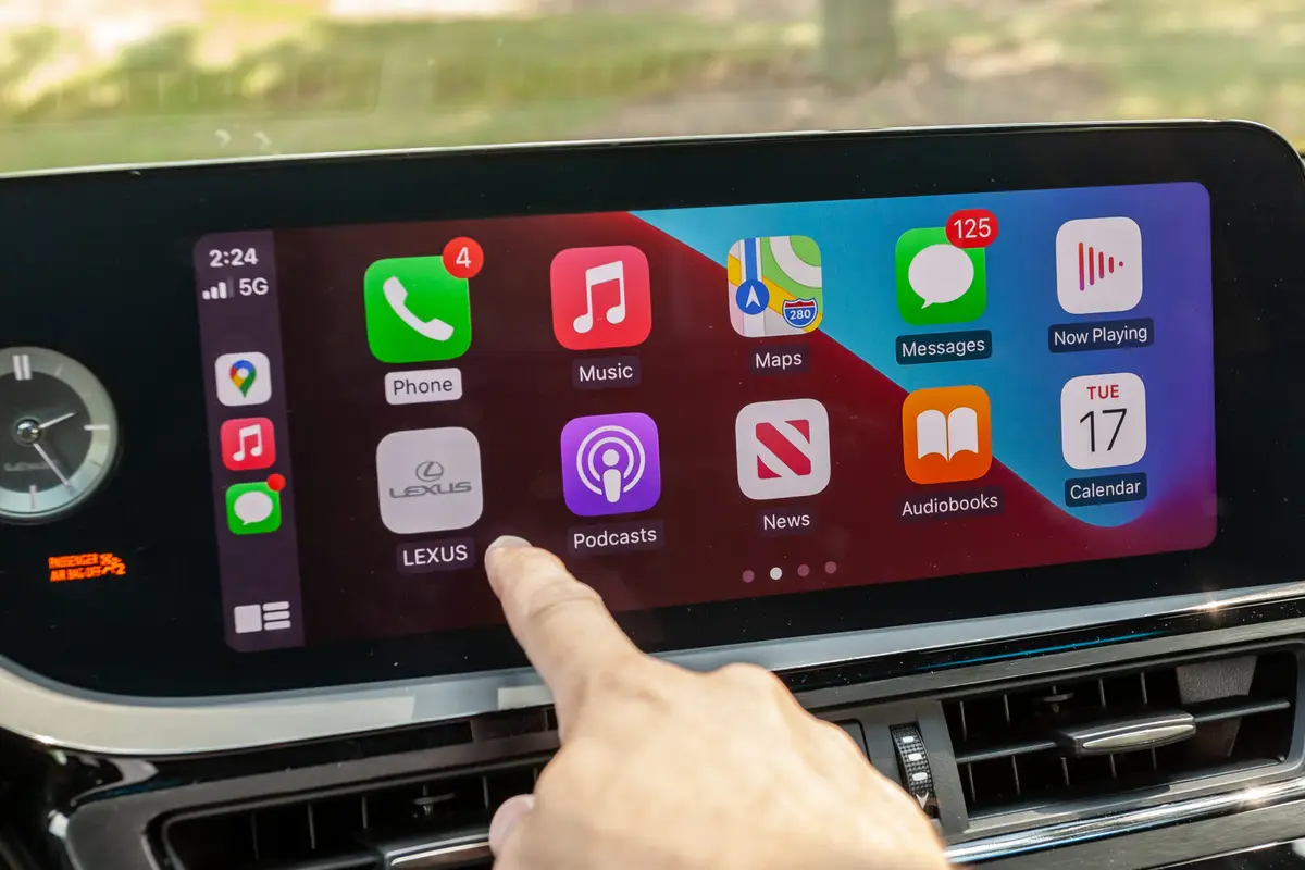 Apple CarPlay interface Apple CarPlay interface
