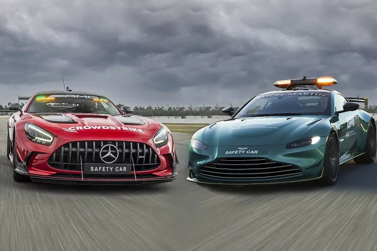 Aston Martin Vantage and Mercedes AMG Powertrain