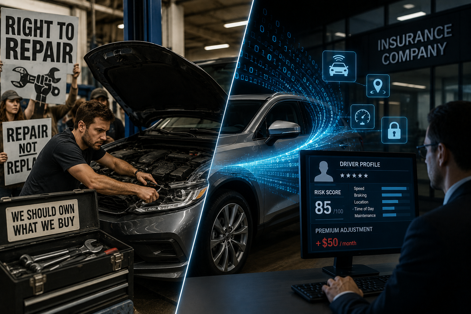 Automakers Fighting Right To Repair While Selling Your Data To Insurers Is Indefensible