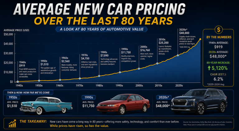 Avg pricing over 80 years