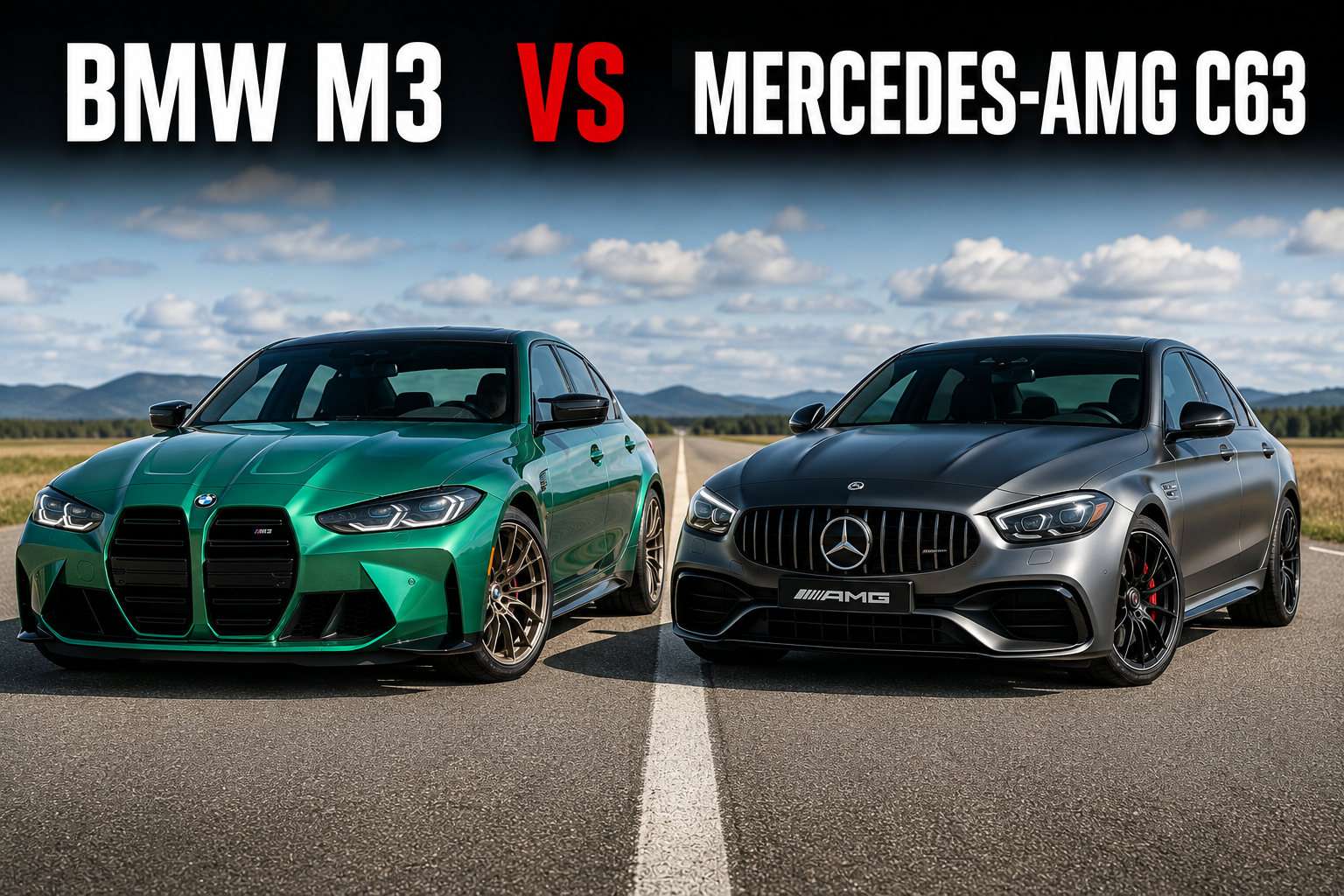 BMW M3 vs Mercedes AMG C63