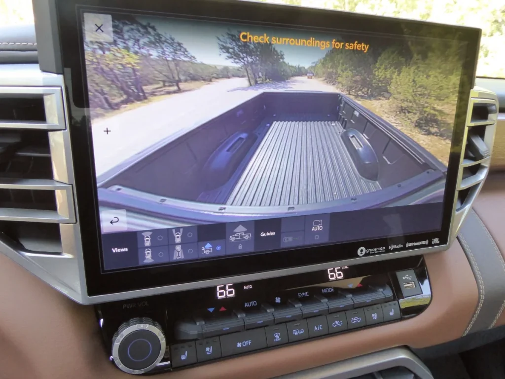 Bed View Camera For Watching Cargo While Driving