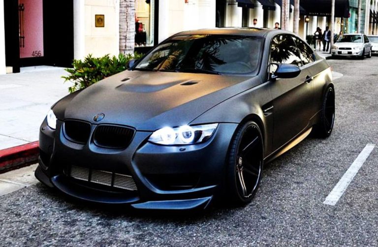 Black color car