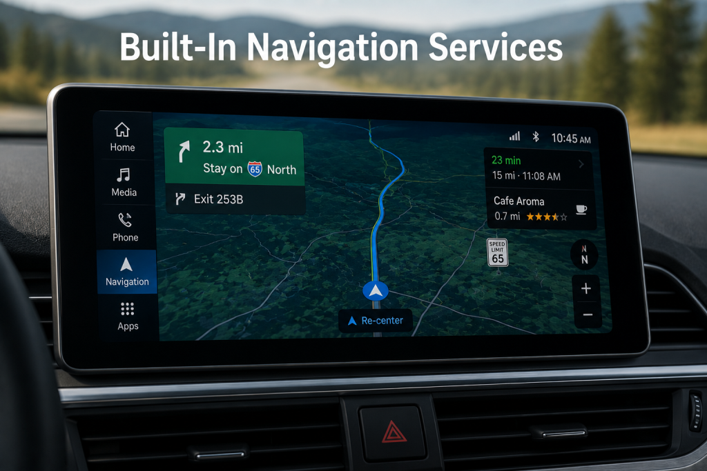 Built In Navigation Services