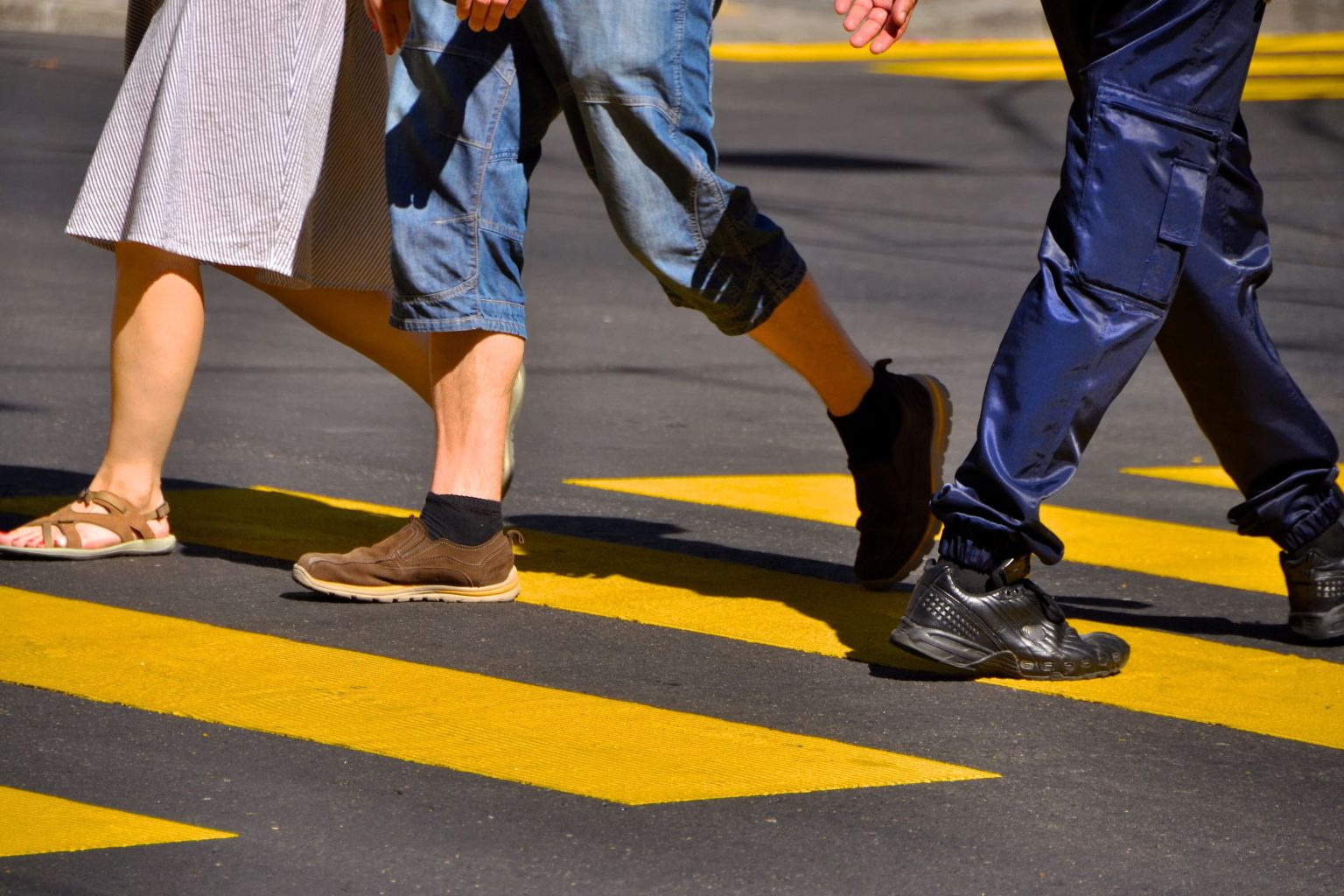 California Pedestrian Crossing