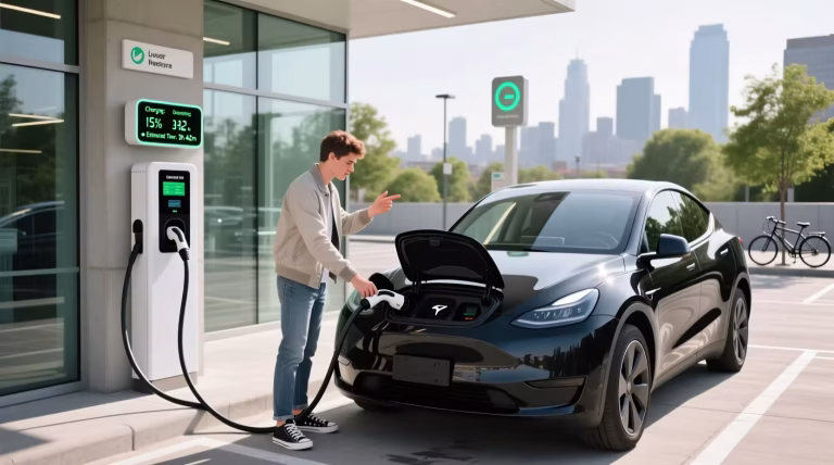 Charging an EV at Public Stations