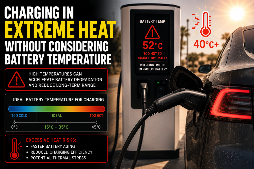 Charging in Extreme Heat Without Considering Battery Temperature