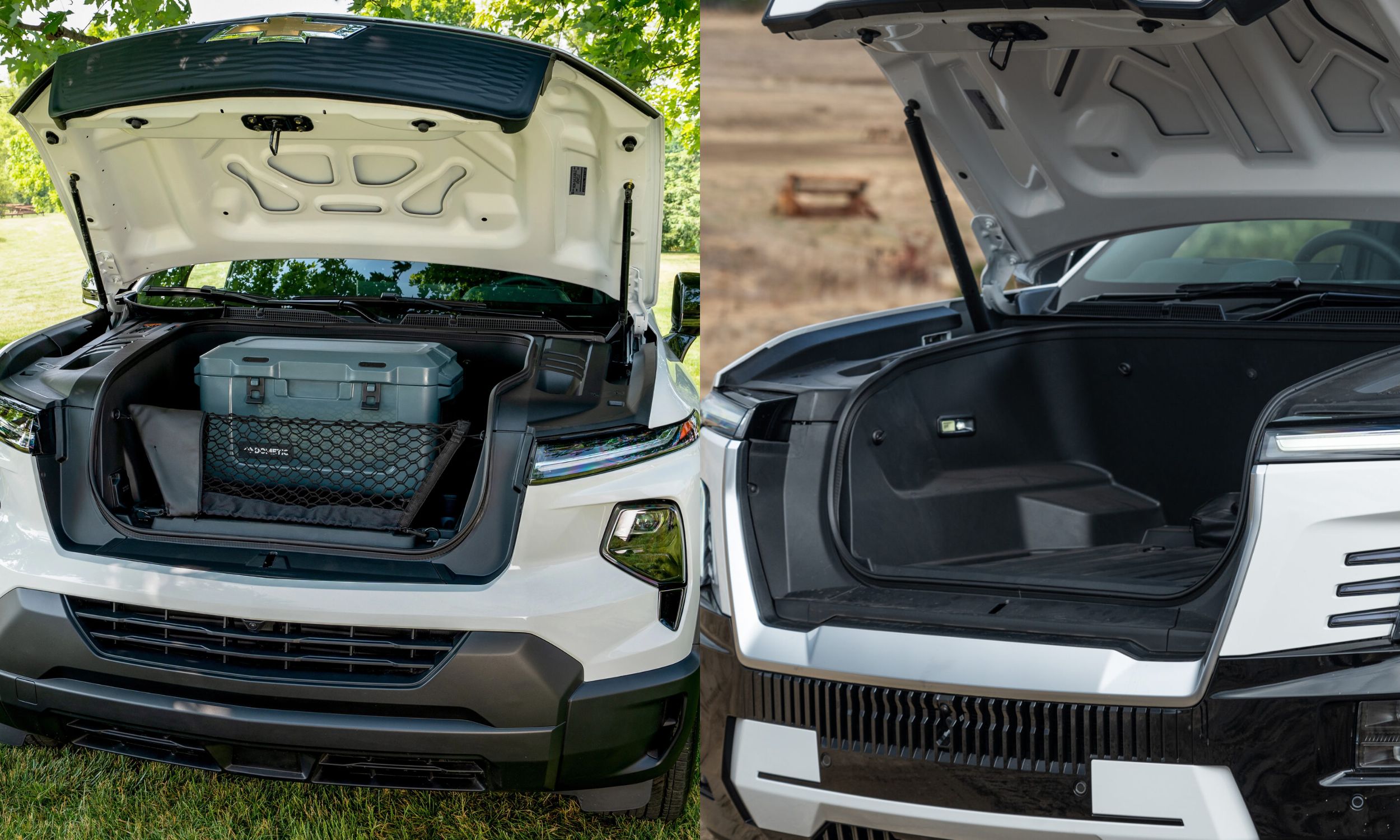 Chevrolet Silverado EV and GMC Sierra EV frunk Chevrolet Silverado EV and GMC Sierra EV frunk