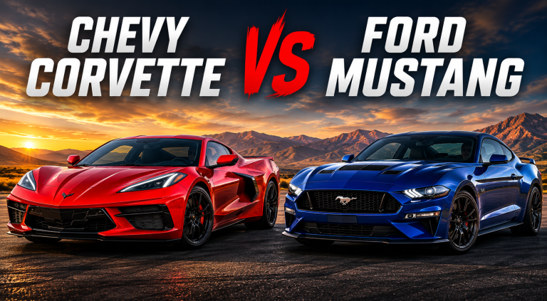 Chevy Corvette vs Ford Mustang