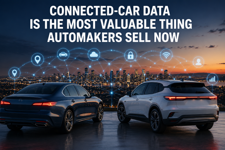 Connected Car Data Is The Most Valuable Thing Automakers Sell Now