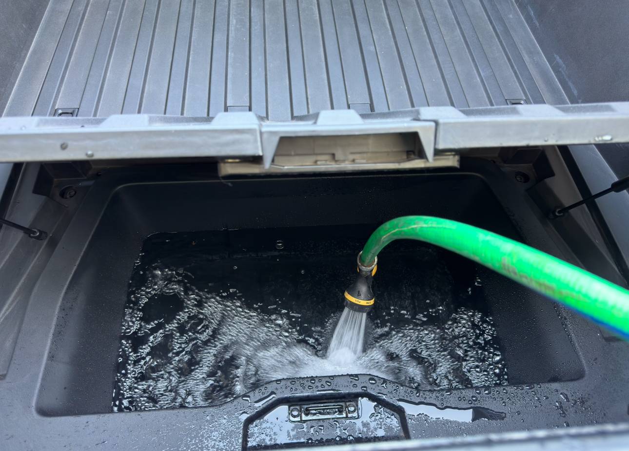 Cybertruck's Secret Water Storage