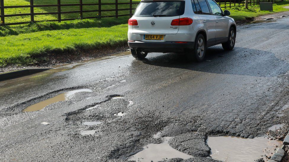 Drive Around Potholes And Road Hazards Whenever Possible