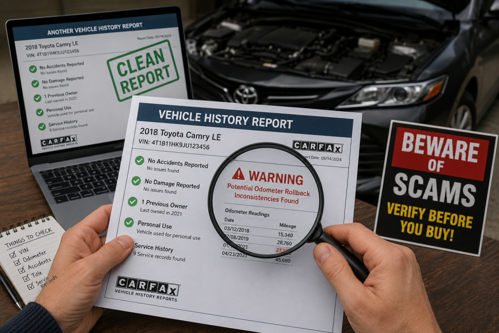 Fake Vehicle History Reports Fake Vehicle History Reports
