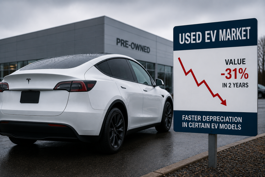 Faster Depreciation in Certain EV Models Faster Depreciation in Certain EV Models