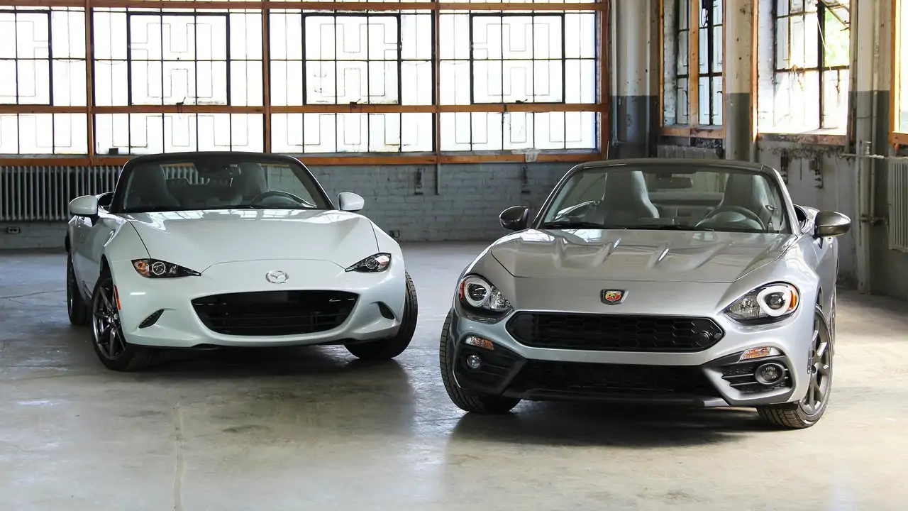Fiat 124 Spider vs. Mazda MX 5 Miata