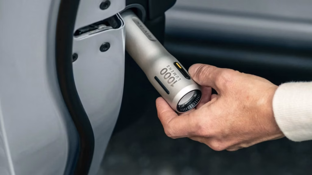 Flashlight Hidden Inside the Driver's Door