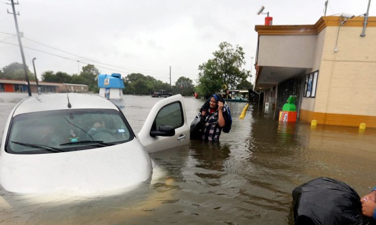 Flooded streets
