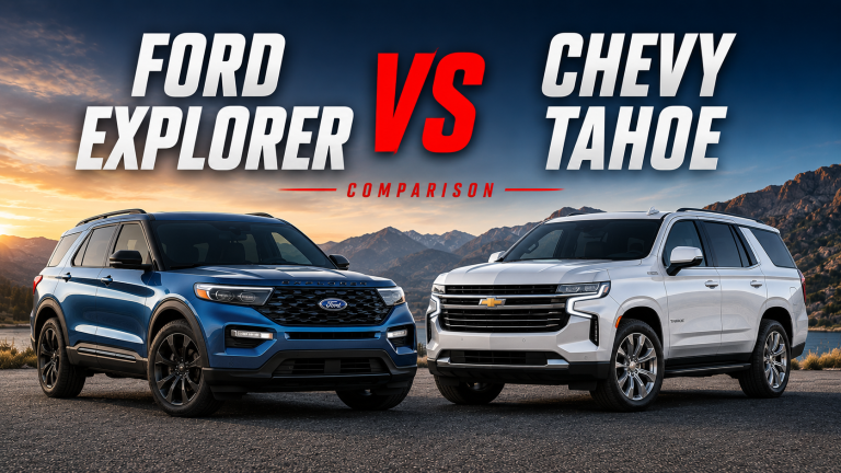 Ford Explorer vs Chevy Tahoe