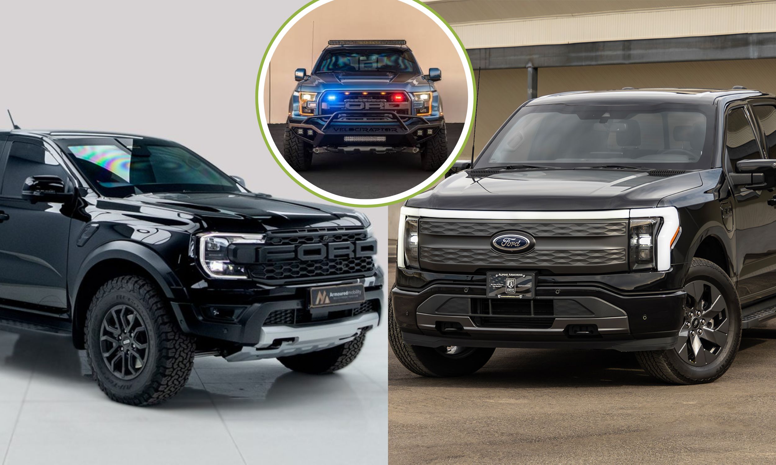 Ford F 150 Armored and Ford F 150 Raptor Armored