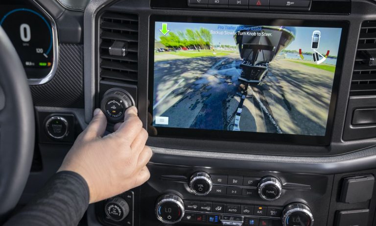 Ford F 150 interior features Pro Trailer Backup Assist