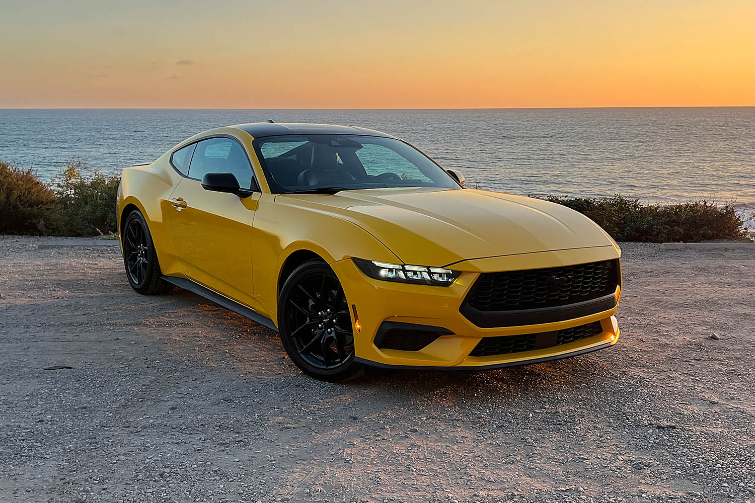 Ford Mustang in Yellow Splash Metallic