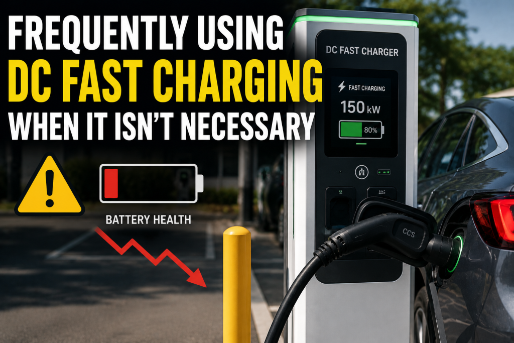 Frequently Using DC Fast Charging When It Isn't Necessary